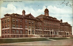 Street View of Dallas University Texas Postcard Postcard Postcard
