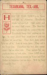 Description of Texarkana Postcard