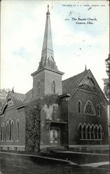 Street View of the Baptist Church Postcard