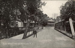 Bridge Between Butler and Bloomingdale Postcard