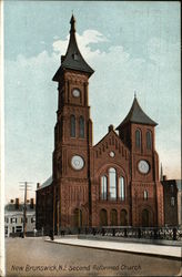 Street View of Second Reformed Church Postcard