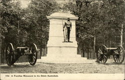 A Familiar Monument in the Shiloh Battlefield Tennessee Postcard Postcard Postcard