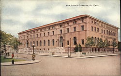 New Public Library St. Paul, MN Postcard Postcard Postcard