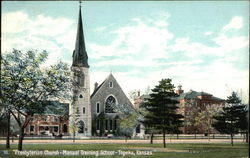 Presbyterian Church - Manual Training School Topeka, KS Postcard Postcard Postcard