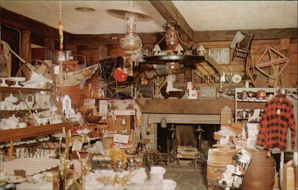 View of Fire Place, The Old Grist Mill Country Store Rhinebeck New York