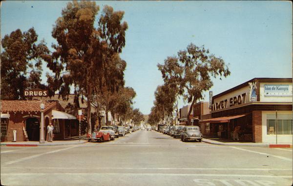 View on Balboa Island Newport Beach California