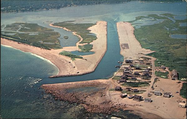 Aerial Water View in Rhode Island Charlestown Bernard L Gordon