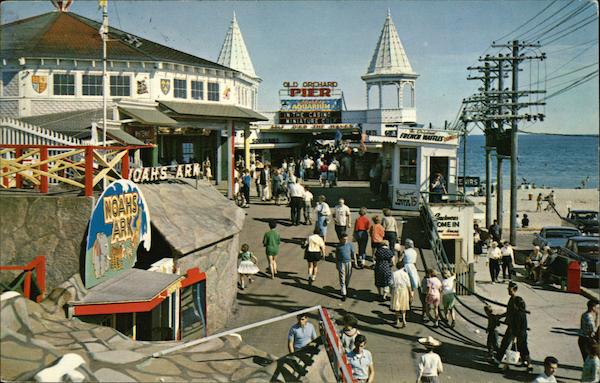 Old Orchard Pier Entrance Old Orchard Beach Maine