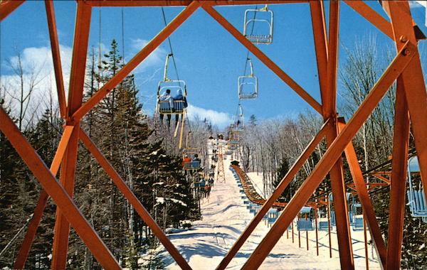 Savio Telecar Double Chair Lift Mount Snow Vermont