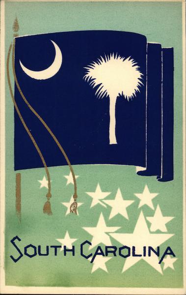 South Carolina State Flag Serigraph Flags