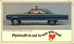 1967 Plymouth Belvedere Satellite 2-Door Hardtop Postcard
