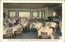 Rainbow Room at Broadwater Beach Hotel Biloxi, MS Postcard Postcard Postcard