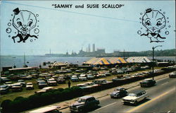 Sammy and Susie Scallop Festival Postcard