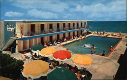 Pool Area at the Bombay Hotel Postcard