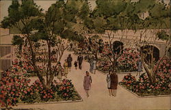 Camellia Lane, Germain's Nursery Postcard