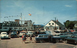 The M.V. Mount Washington at Dockside Wolfeboro, NH Postcard Postcard Postcard