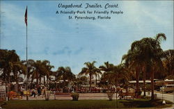 Vagabond Trailer Court St. Petersburg, FL Postcard Postcard Postcard