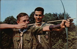 One of the many exciting activities for boys at Camp Norse BSA Plymouth, MA Postcard Postcard Postcard