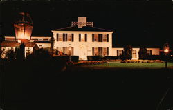 Wequasset Inn at Night, Cape Cod Postcard