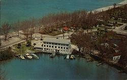 Englewood Beach Enterprises and White Elephant Restaurant Florida Postcard Postcard Postcard