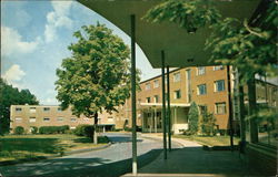 Lakeside, Abbey, and West Halls Women's Residences at Springfield College Massachusetts Postcard Postcard Postcard