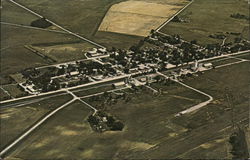 Aerial View of Town, July 1971 Murdock, MN Postcard Postcard Postcard