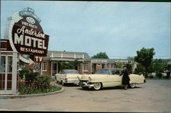 Anderson Motel and Restaurant Postcard