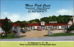 Mena Park Court Postcard