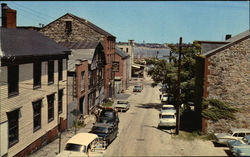 Center Street New Bedford Postcard