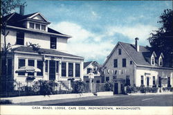 Casa Brazil Lodge Provincetown, MA Postcard Postcard Postcard