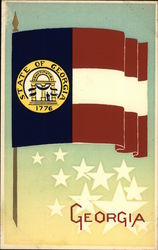 Georgia State Flag Serigraph Georgia State Flag Serigraph
