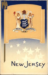 New Jersey State Flag Serigraph New Jersey State Flag Serigraph