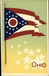 Ohio State Flag Serigraph Ohio State Flag Serigraph