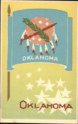 Oklahoma State Flag Serigraph Oklahoma State Flag Serigraph