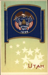Utah State Flag Serigraph Utah State Flag Serigraph