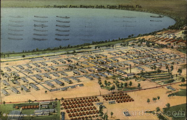 Hospital Area, Kingsley Lake, Camp Blanding, Fla. Florida