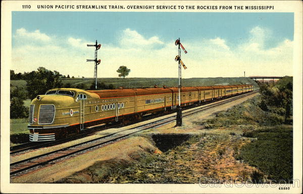Union Pacific Streamline Train Railroad (Scenic)