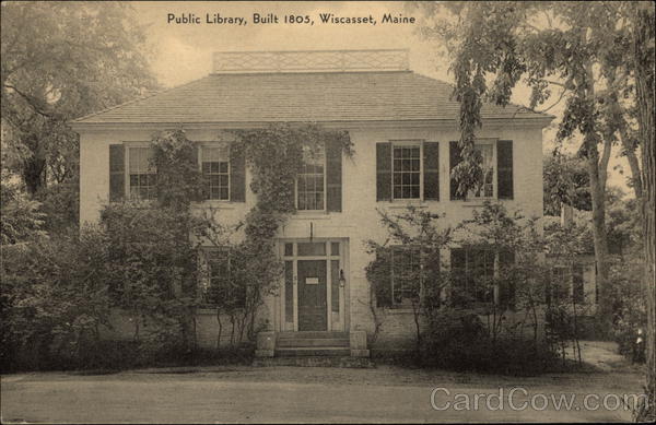 Public Library, Built in 1805 Wiscasset Maine