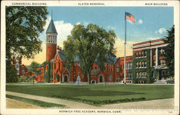 View of Buildings at Norwich Free Academy Connecticut