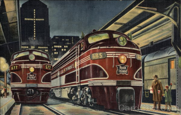 Route of the Rockets Trains, Railroad