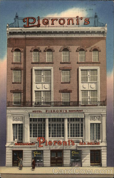 Street View of Pieroni's Restaurant and Hotel Boston Massachusetts