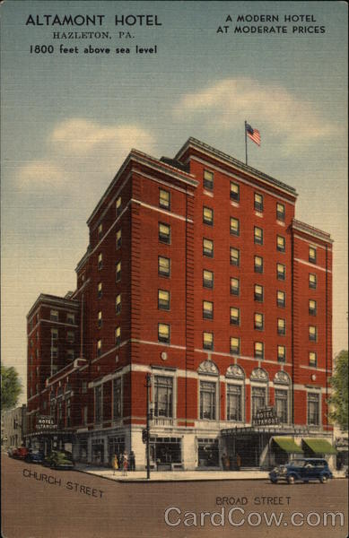 Altamont Hotel Hazleton Pennsylvania