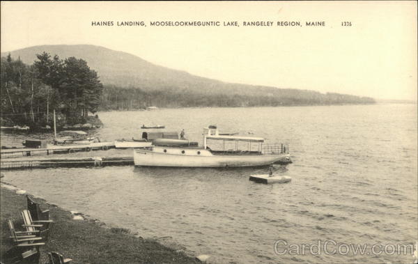 Haines Landing, Mooselookmeguntic Lake Rangeley Maine