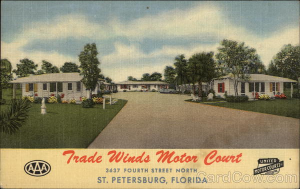Trade Winds Motor Court St. Petersburg Florida