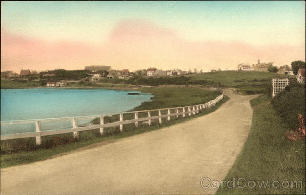Road along the Oyster Pond Chatham Massachusetts