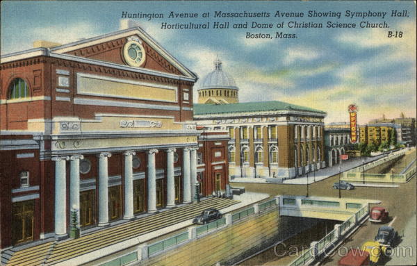 Symphony Hall and Horticultural Hall Boston Massachusetts
