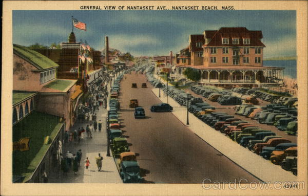 General View of Nantasket Avenue Nantasket Beach Massachusetts