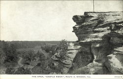 The Apex, "Castle Rock" Oregon, IL Postcard Postcard Postcard