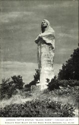 Lorado Taft's Statue "Black Hawk" - (Height 48 Ft.) Oregon, IL Postcard Postcard Postcard