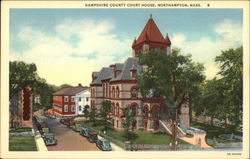 Hampshire County Court House Northampton, MA Postcard Postcard Postcard